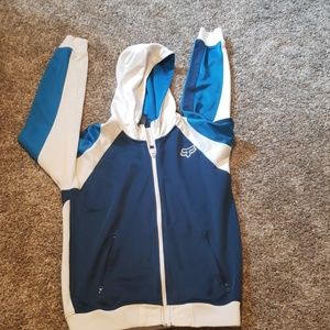 Fox racing zip up hoodie